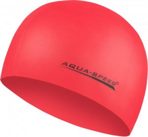 Шапка для плавання Aqua Speed MEGA 100-31 червоний УНІ OSFM